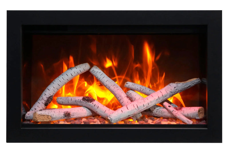Amantii Traditional Series 26-Inch Built-In Indoor/Outdoor Electric Firebox Insert Amantii