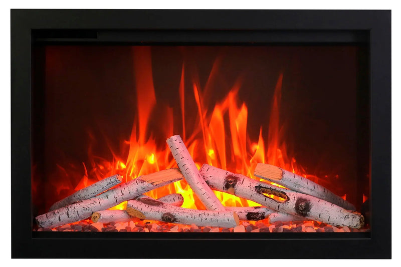 Amantii Traditional Series 33-Inch Built-In Indoor/Outdoor Electric Firebox Insert Amantii