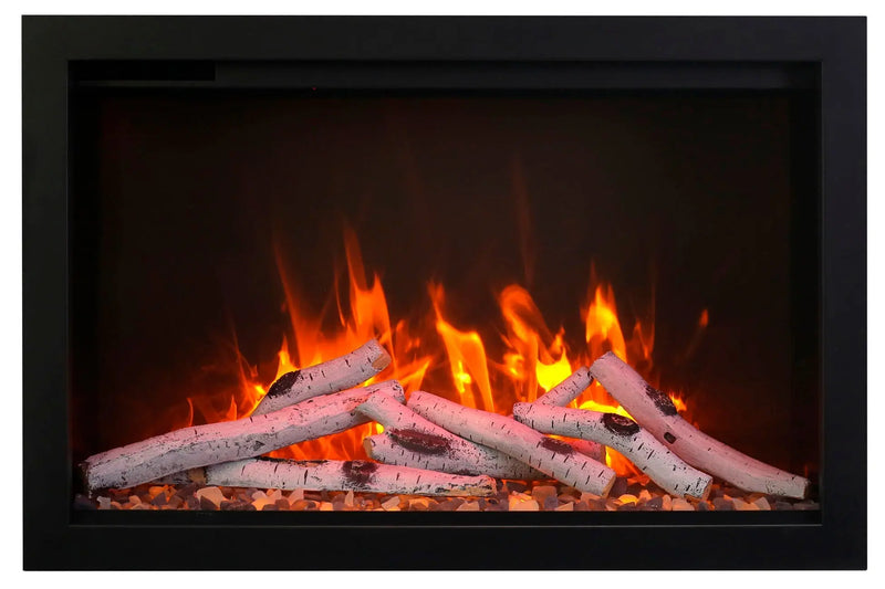 Amantii Traditional Series 33-Inch Built-In Indoor/Outdoor Electric Firebox Insert Amantii