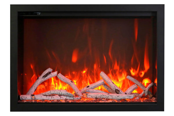 Amantii Traditional Series 38-Inch Built-In Indoor/Outdoor Electric Firebox Insert Amantii
