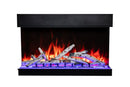 Amantii Tru View Bespoke 45-inch 3-Sided Built In Indoor/Outdoor Electric Fireplace Amantii
