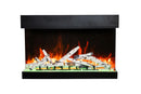 Amantii Tru View Bespoke 45-inch 3-Sided Built In Indoor/Outdoor Electric Fireplace Amantii