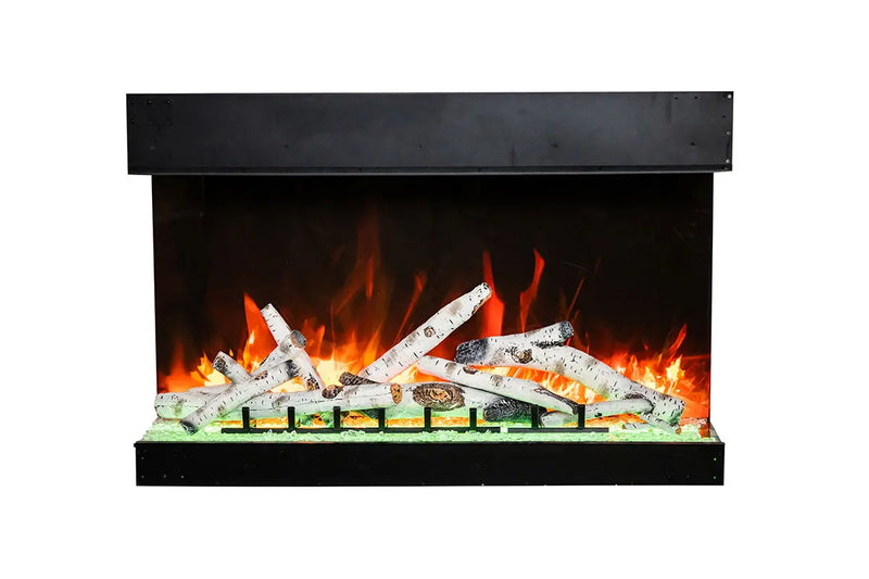 Amantii Tru View Bespoke 45-inch 3-Sided Built In Indoor/Outdoor Electric Fireplace Amantii