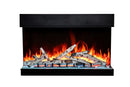 Amantii Tru View Bespoke 45-inch 3-Sided Built In Indoor/Outdoor Electric Fireplace Amantii