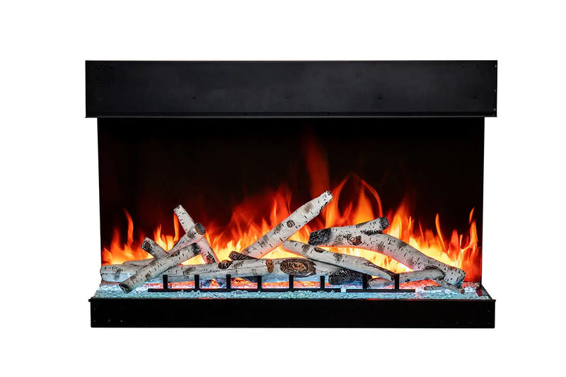 Amantii Tru View Bespoke 45-inch 3-Sided Built In Indoor/Outdoor Electric Fireplace Amantii