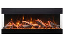 Amantii Tru View Bespoke 55-inch 3-Sided Built In Indoor/Outdoor Electric Fireplace Amantii