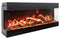 Amantii Tru View Bespoke 65-inch 3-Sided Built In Indoor/Outdoor Electric Fireplace Amantii