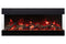 Amantii Tru View Bespoke 65-inch 3-Sided Built In Indoor/Outdoor Electric Fireplace Amantii