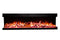 Amantii Tru View Bespoke 65-inch 3-Sided Built In Indoor/Outdoor Electric Fireplace Amantii