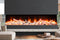 Amantii Tru View Bespoke 85-inch 3-Sided Built In Indoor/Outdoor Electric Fireplace Amantii