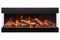 Amantii Tru View Bespoke 85-inch 3-Sided Built In Indoor/Outdoor Electric Fireplace Amantii