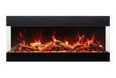 Amantii Tru View Bespoke 85-inch 3-Sided Built In Indoor/Outdoor Electric Fireplace Amantii