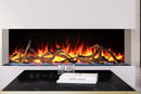 Amantii Tru View Bespoke 85-inch 3-Sided Built In Indoor/Outdoor Electric Fireplace Amantii