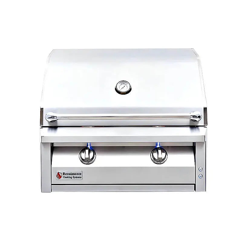 American Renaissance Grill 30 Inch 2 Burner Built-In Gas Grill Renaissance Cooking Systems