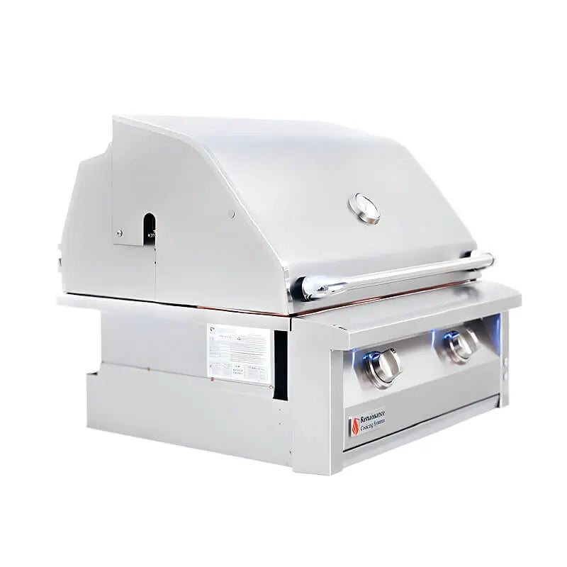 American Renaissance Grill 30 Inch 2 Burner Built-In Gas Grill Renaissance Cooking Systems