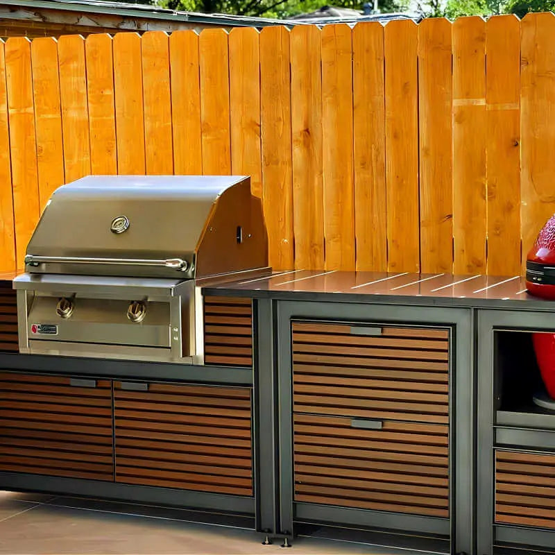 American Renaissance Grill 30 Inch 2 Burner Built-In Gas Grill Renaissance Cooking Systems