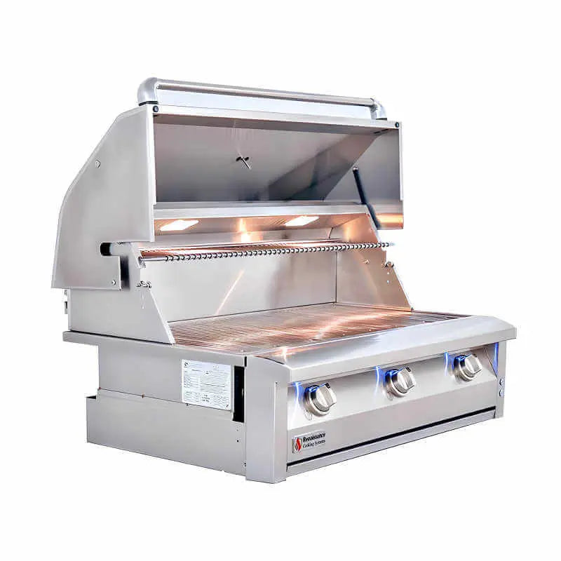 American Renaissance Grill 36 Inch 3 Burner Freestanding Gas Grill Renaissance Cooking Systems