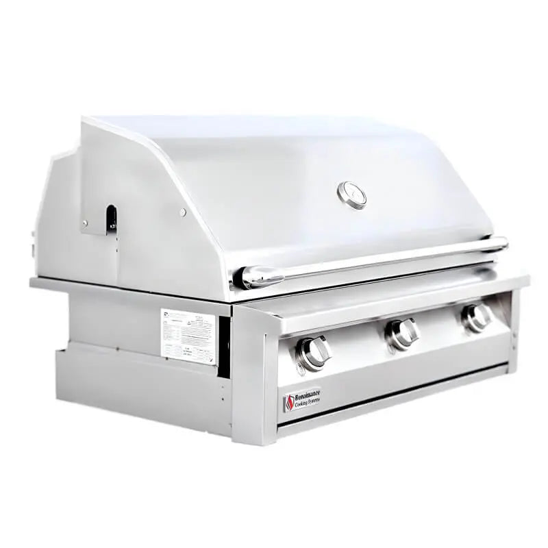 American Renaissance Grill 42 Inch 3 Burner Freestanding Gas Grill Renaissance Cooking Systems
