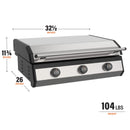 Blackstone 30" Electric Built In Griddle - 8010 - Agent BBQ