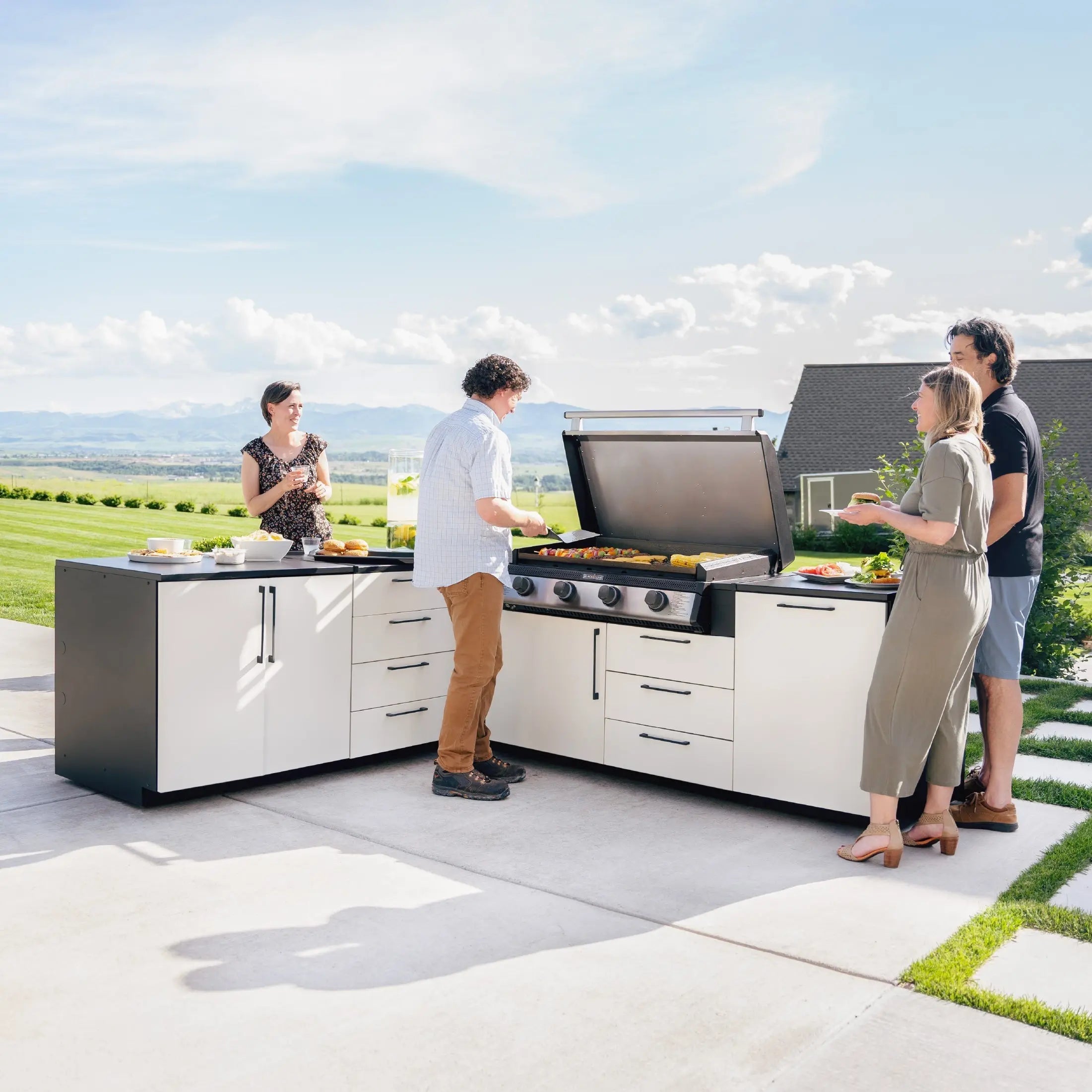 Blackstone 50" Outdoor Kitchen Module w/ 36" Premium Built-In Griddle Blackstone