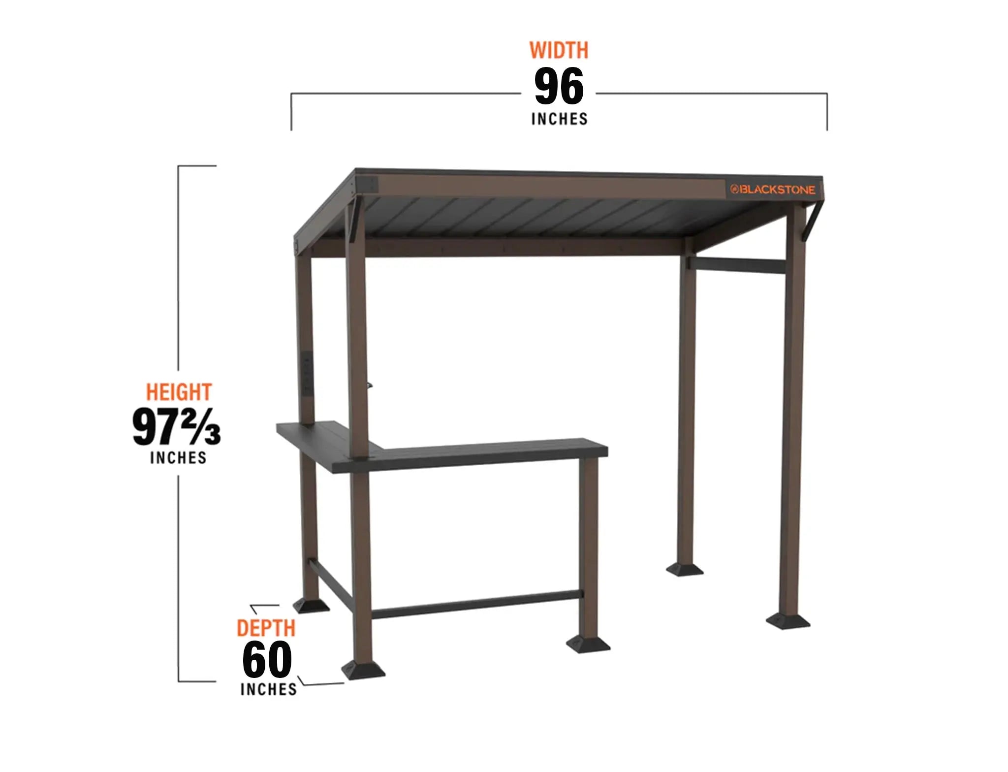 Blackstone 5' x 8' Pavilion - 6001 - Agent BBQ