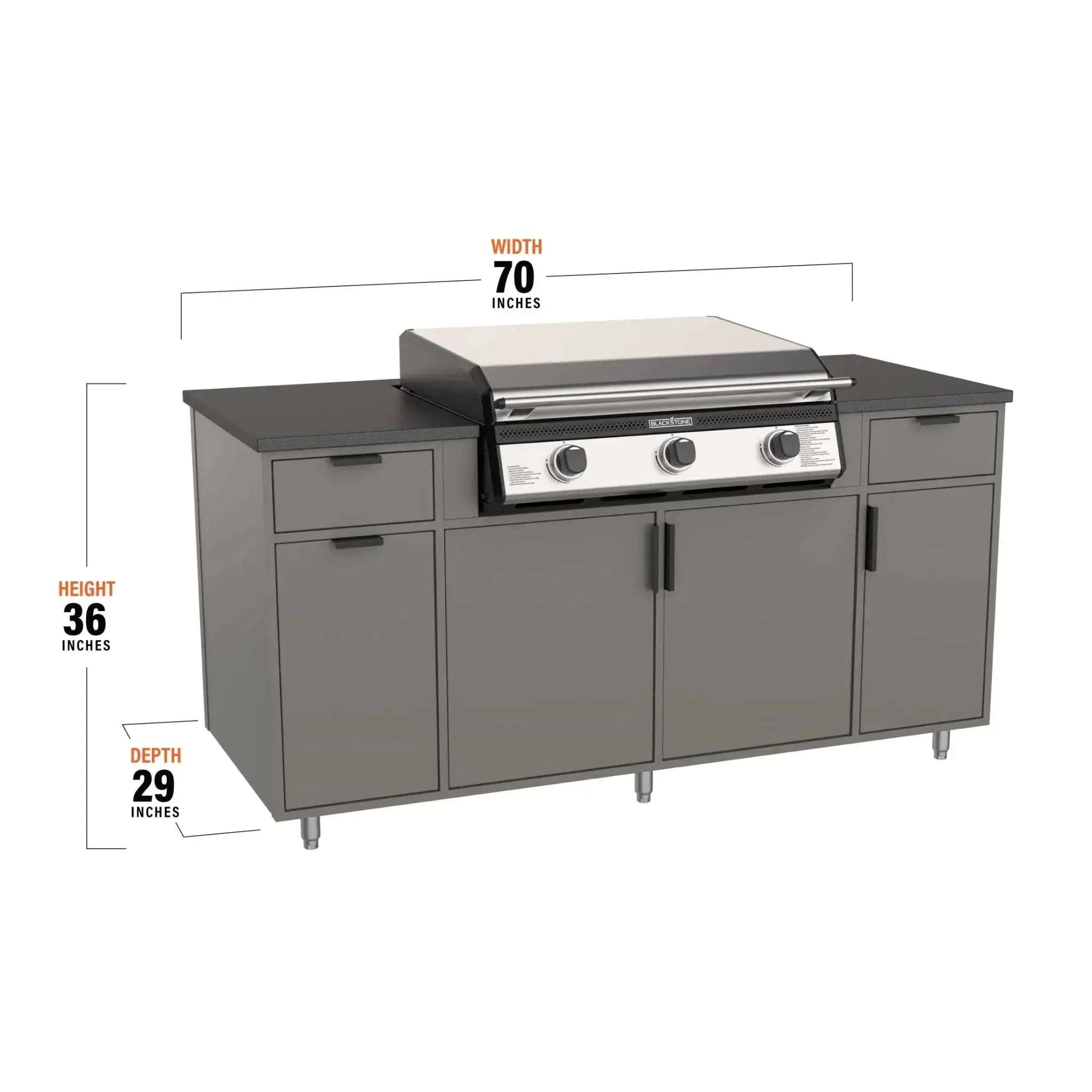 Blackstone Griddle Island W/ 28" XL Premium Built In Griddle - 6020 Blackstone