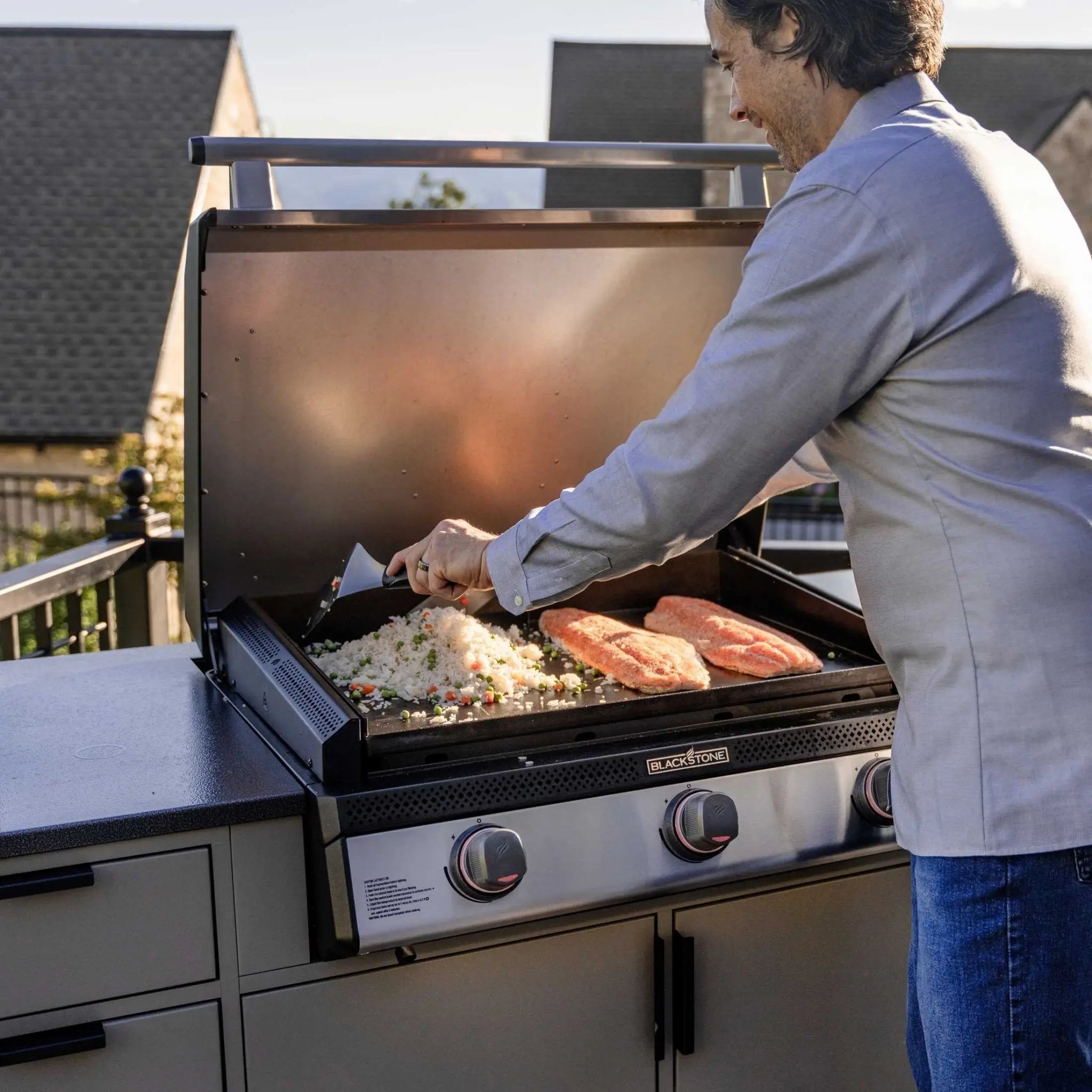 Blackstone Griddle Island W/ 28" XL Premium Built In Griddle - 6020 Blackstone