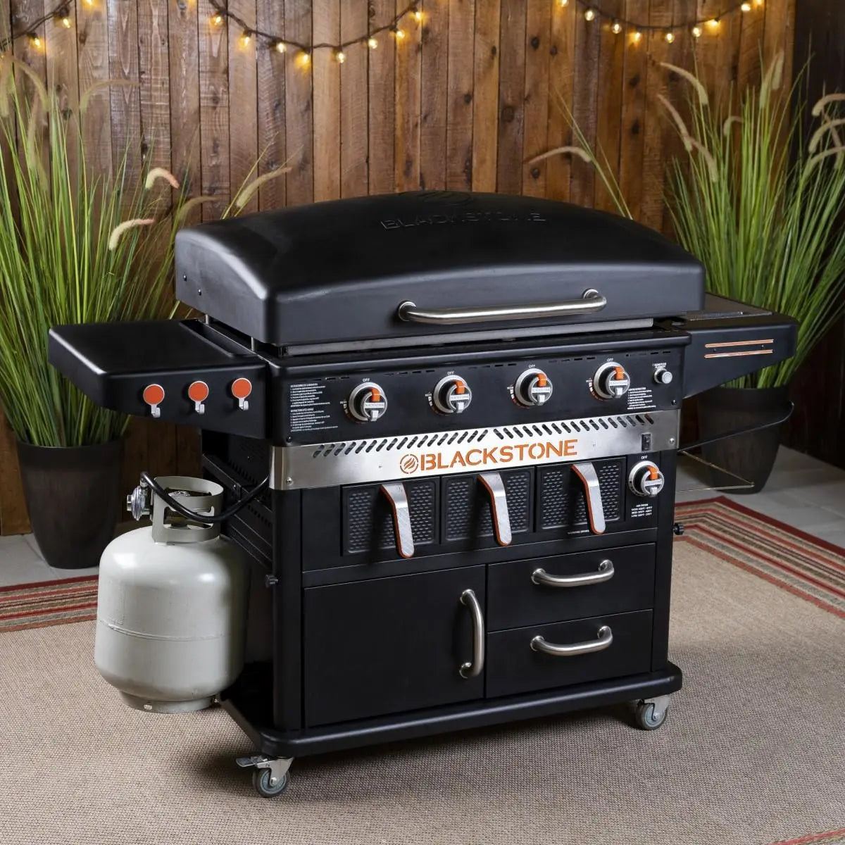 Blackstone - Patio 36" Cabinet Griddle W/Airfryer - 1923 - Agent BBQ