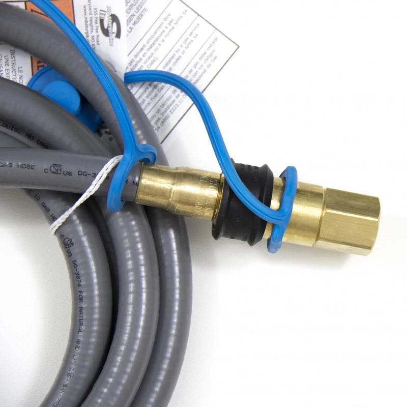 Blaze 10 Ft. Natural Gas/Bulk Propane Hose W/ Quick Disconnect - BLZ-NG-HOSE - Agent BBQ