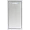 Blaze 13" Narrow Roll-Out Trash Bin in Stainless Steel (BLZ-TRNW-DRW) - Agent BBQ