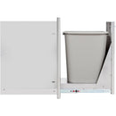Blaze 13" Narrow Roll-Out Trash Bin in Stainless Steel (BLZ-TRNW-DRW) - Agent BBQ