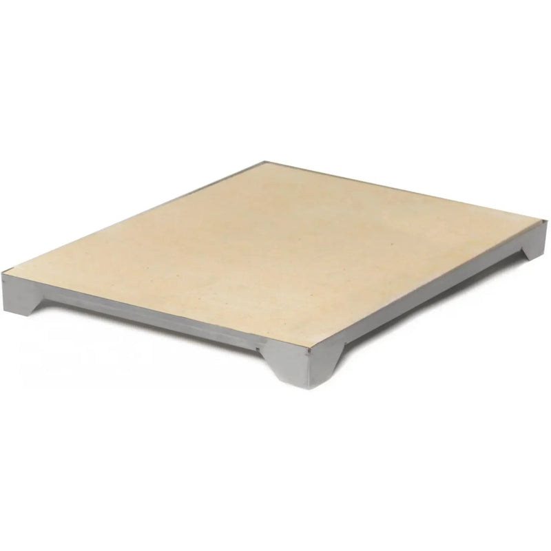 Blaze 14.75" Ceramic Pizza Stone With Stainless Steel Tray - BLZ-PZST - Agent BBQ