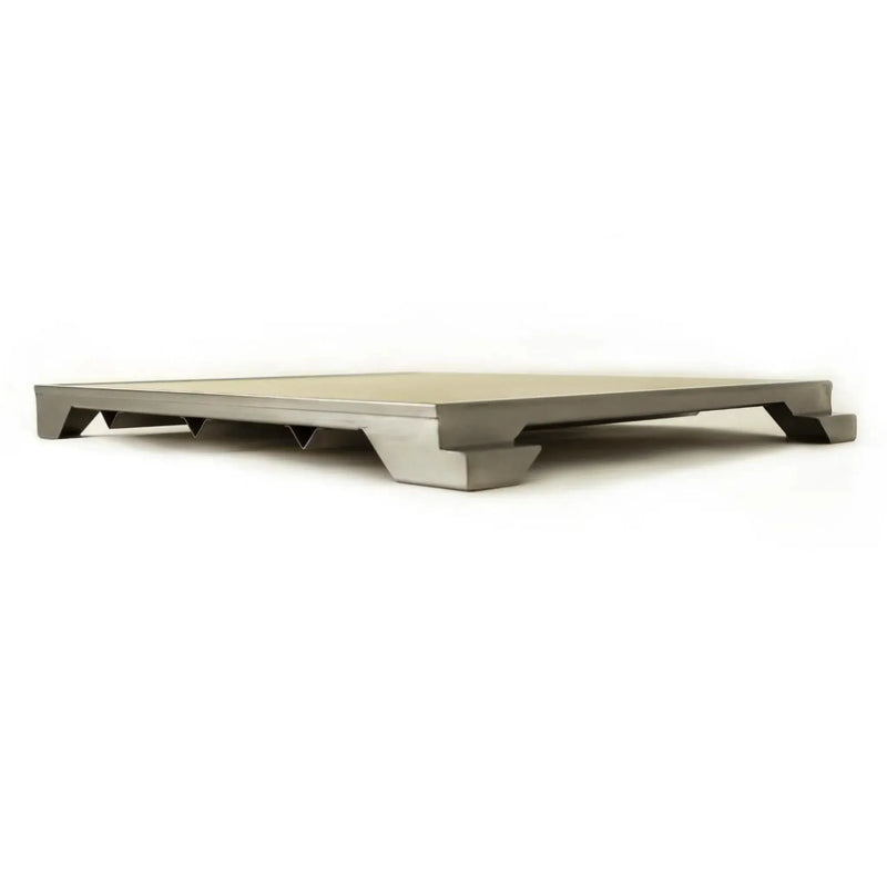 Blaze 15" Professional LUX Ceramic Pizza Stone With Stainless Steel Tray - BLZ-PRO-PZST-2 - Agent BBQ