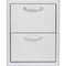 Blaze 16" Double Access Drawer in Stainless Steel finish (BLZ-DRW2-R) - Agent BBQ