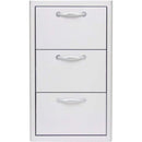Blaze 16" Triple Access Drawer in Stainless Steel (BLZ-DRW3-R) - Agent BBQ