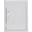 Blaze 18" Single Access Vertical Door 14x20 in Stainless Steel (BLZ-SV-1420-R) - Agent BBQ