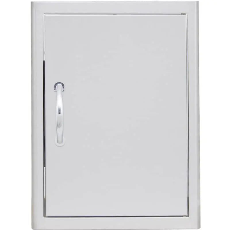 Blaze 18" Single Access Vertical Door 14x20 in Stainless Steel (BLZ-SV-1420-R) - Agent BBQ