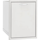 Blaze 20" Roll-Out Double Trash / Recycling Bin in Stainless Steel Finish (BLZ-TREC-DRW) - Agent BBQ