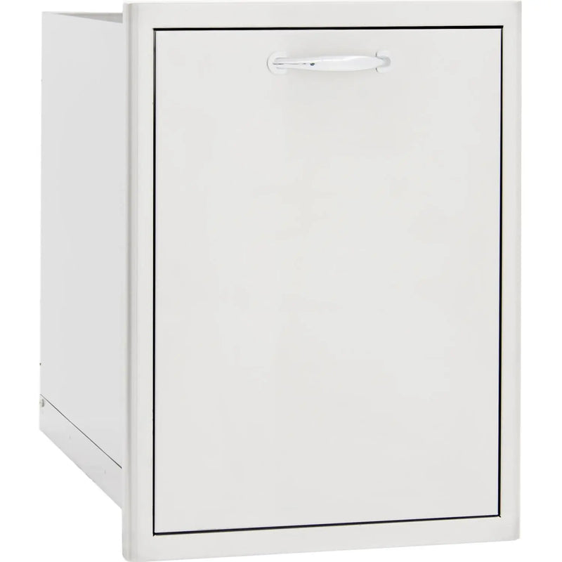 Blaze 20" Roll-Out Double Trash / Recycling Bin in Stainless Steel Finish (BLZ-TREC-DRW) - Agent BBQ
