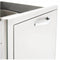 Blaze 20" Roll-Out Double Trash / Recycling Bin in Stainless Steel Finish (BLZ-TREC-DRW) - Agent BBQ