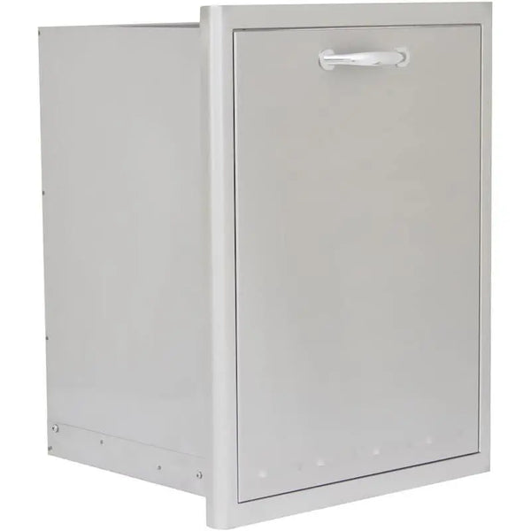Blaze 20" Roll-Out Trash / Propane Tank Drawer in Stainless Steel Finish (BLZ-TRLP-DRW) - Agent BBQ