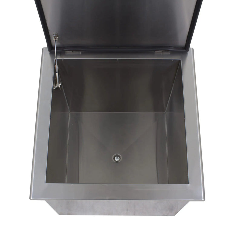 Blaze 22-Inch Stainless Steel Ice Bin Cooler / Wine Chiller - BLZ-ICEB-WH - Agent BBQ