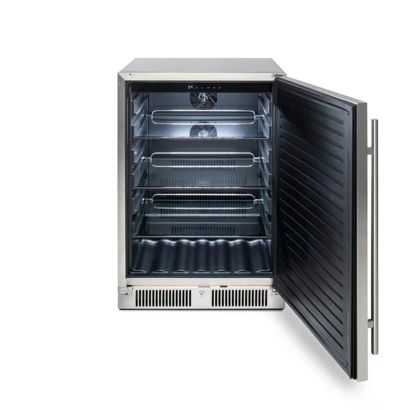 Blaze 24-Inch 5.5 Cu. Ft. Outdoor Rated Compact Refrigerator - BLZ-SSRF-5.5 - Agent BBQ