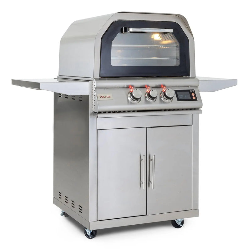 Blaze 26-Inch Outdoor Pizza Oven With Rotisserie - BLZ-26-PZOVN - Agent BBQ