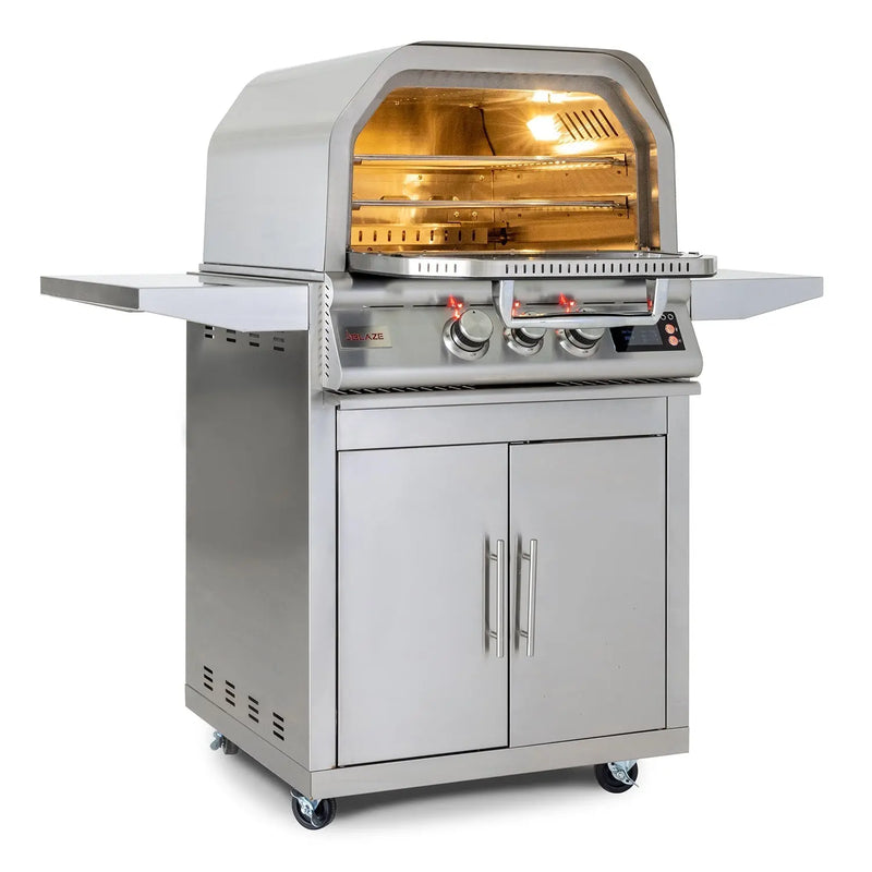 Blaze 26-Inch Outdoor Pizza Oven With Rotisserie - BLZ-26-PZOVN - Agent BBQ