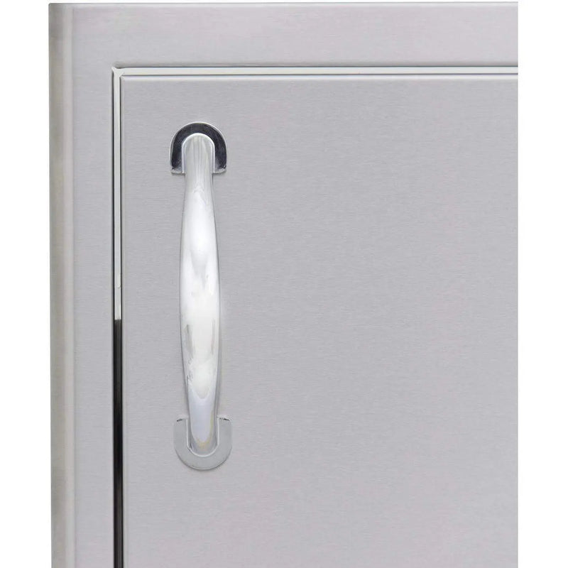 Blaze 28" Single Access Horizontal Door 17 x 24 in Stainless Steel (BLZ-SH-2417-R) - Agent BBQ