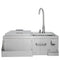 Blaze 30-Inch Beverage Center With Sink & Ice Bin Cooler - BLZ-30CKT-SNK - Agent BBQ