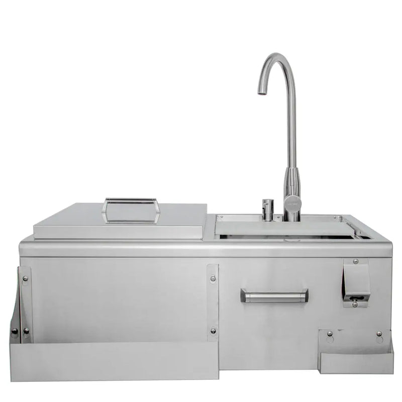 Blaze 30-Inch Beverage Center With Sink & Ice Bin Cooler - BLZ-30CKT-SNK - Agent BBQ