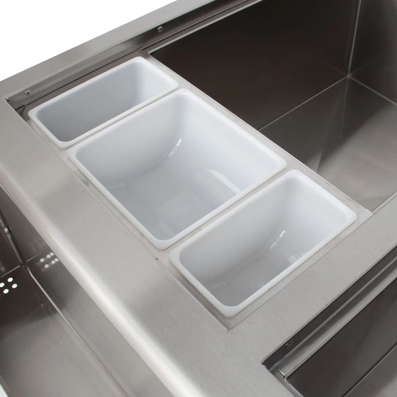 Blaze 30-Inch Beverage Center With Sink & Ice Bin Cooler - BLZ-30CKT-SNK - Agent BBQ