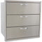 Blaze 30" Triple Access Drawer in Stainless Steel (BLZ-30W-3DRW) - Agent BBQ